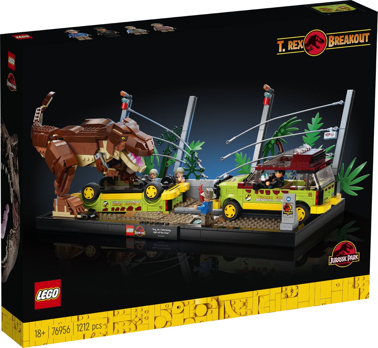 Конструктор Lego Jurassic World Побег Ти-Рекса (76956)