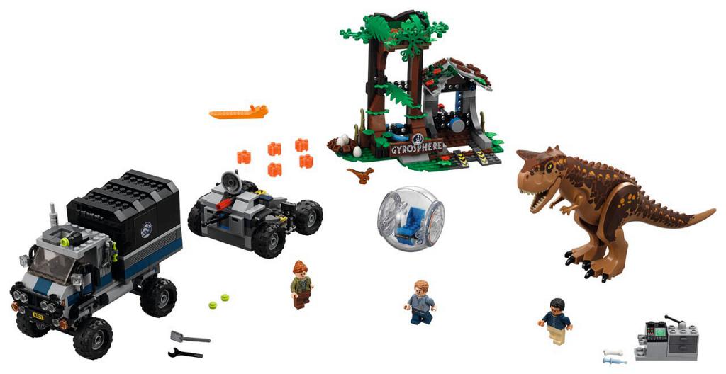 Конструктор Lego Jurassic World Втеча в геросфере від карнотавра (75929) - фото 4