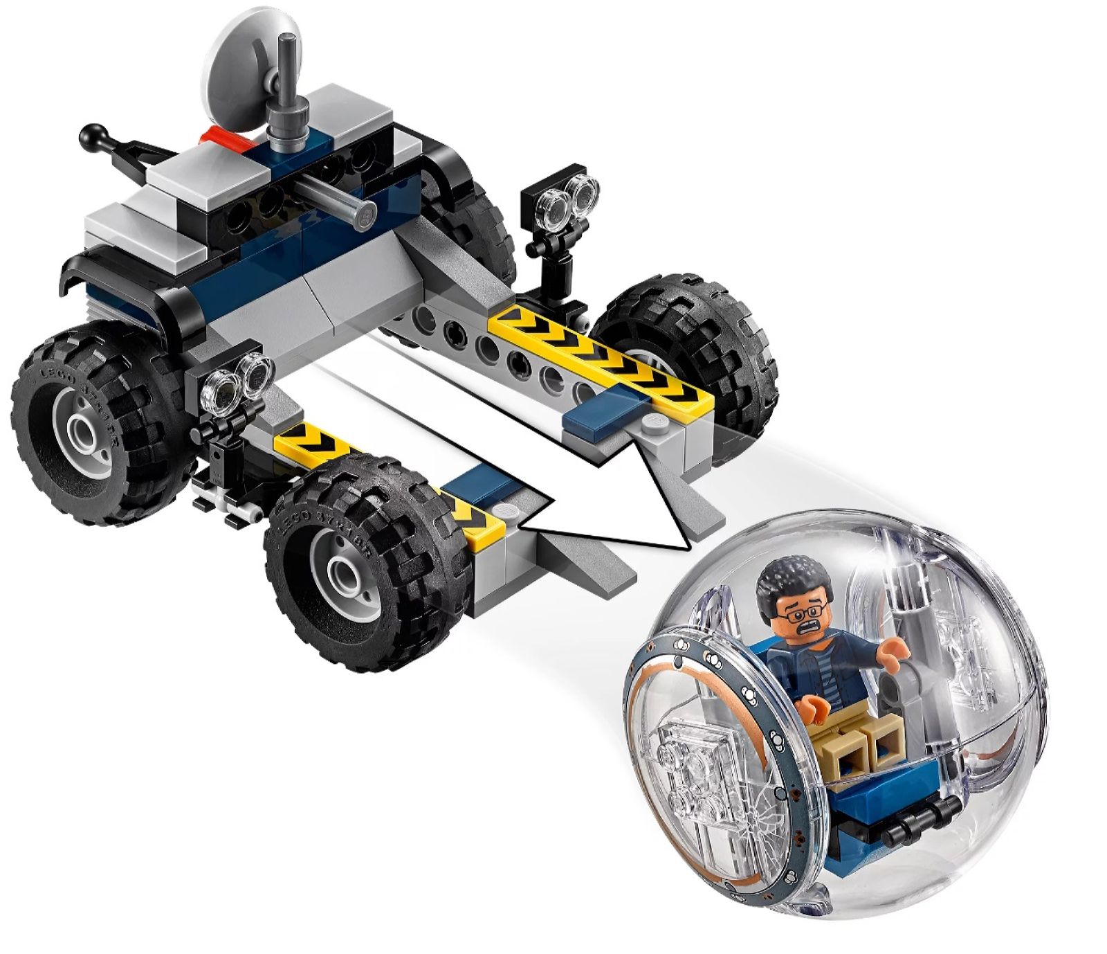 Конструктор Lego Jurassic World Втеча в геросфере від карнотавра (75929) - фото 2