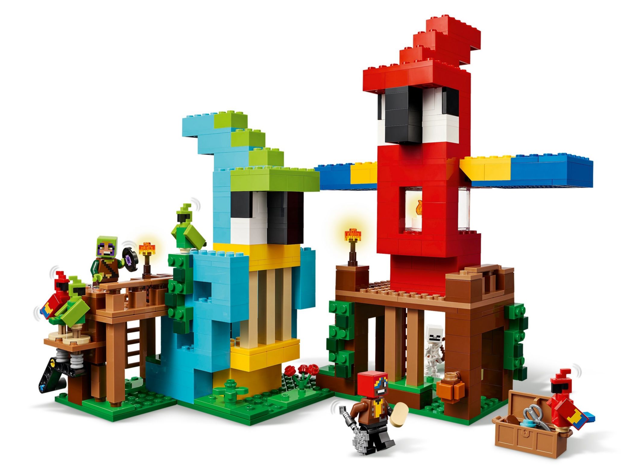 Конструктор Lego Minecraft Будинки для папуг (21282) - фото 2