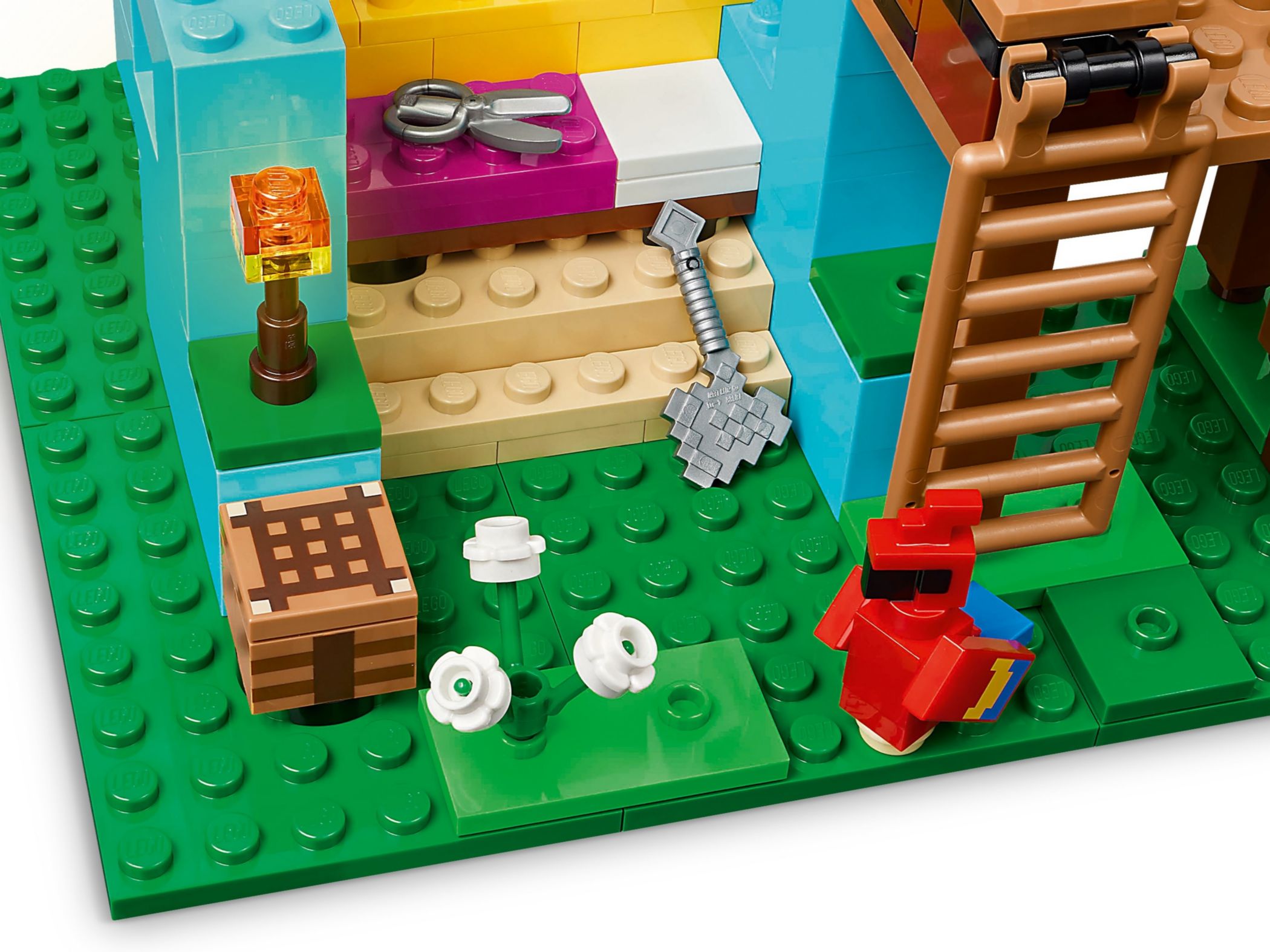Конструктор Lego Minecraft Будинки для папуг (21282) - фото 4