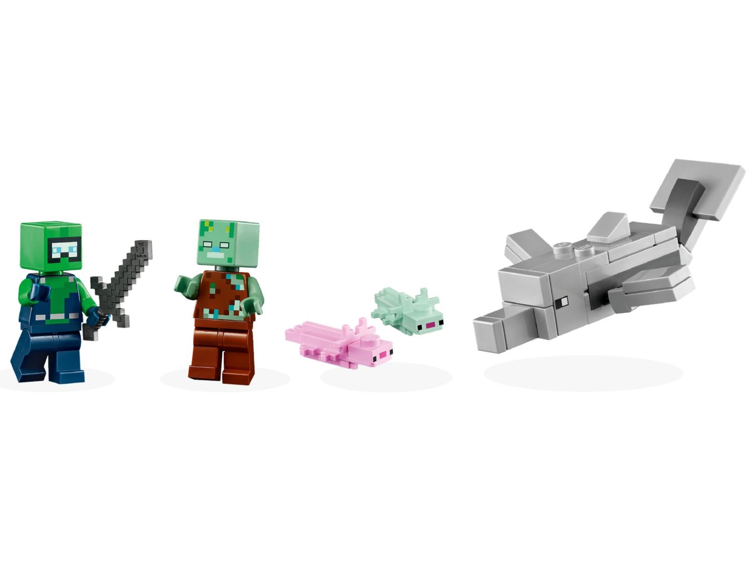 Конструктор Lego Minecraft Будинок Аксолотля (21247) - фото 5 Конструктор Lego Minecraft Будинок Аксолотля (21247) - фото 5
