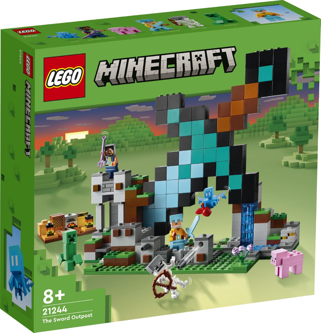 Конструктор Lego Minecraft Форпост із мечем (21244)