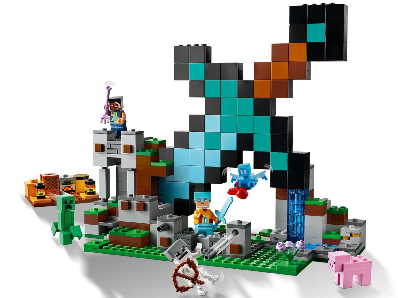 Конструктор Lego Minecraft Форпост із мечем (21244) - фото 2 Конструктор Lego Minecraft Форпост із мечем (21244) - фото 2