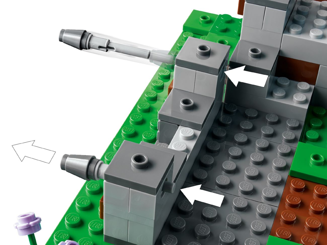 Конструктор Lego Minecraft Форпост із мечем (21244) - фото 5 Конструктор Lego Minecraft Форпост із мечем (21244) - фото 5