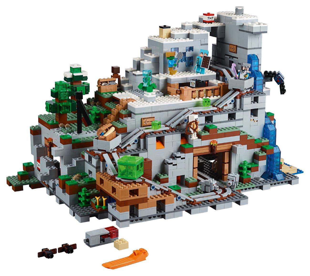 Конструктор Lego minecraft Горная пещера (21137) - фото 1 Конструктор Lego minecraft Горная пещера (21137) - фото 1