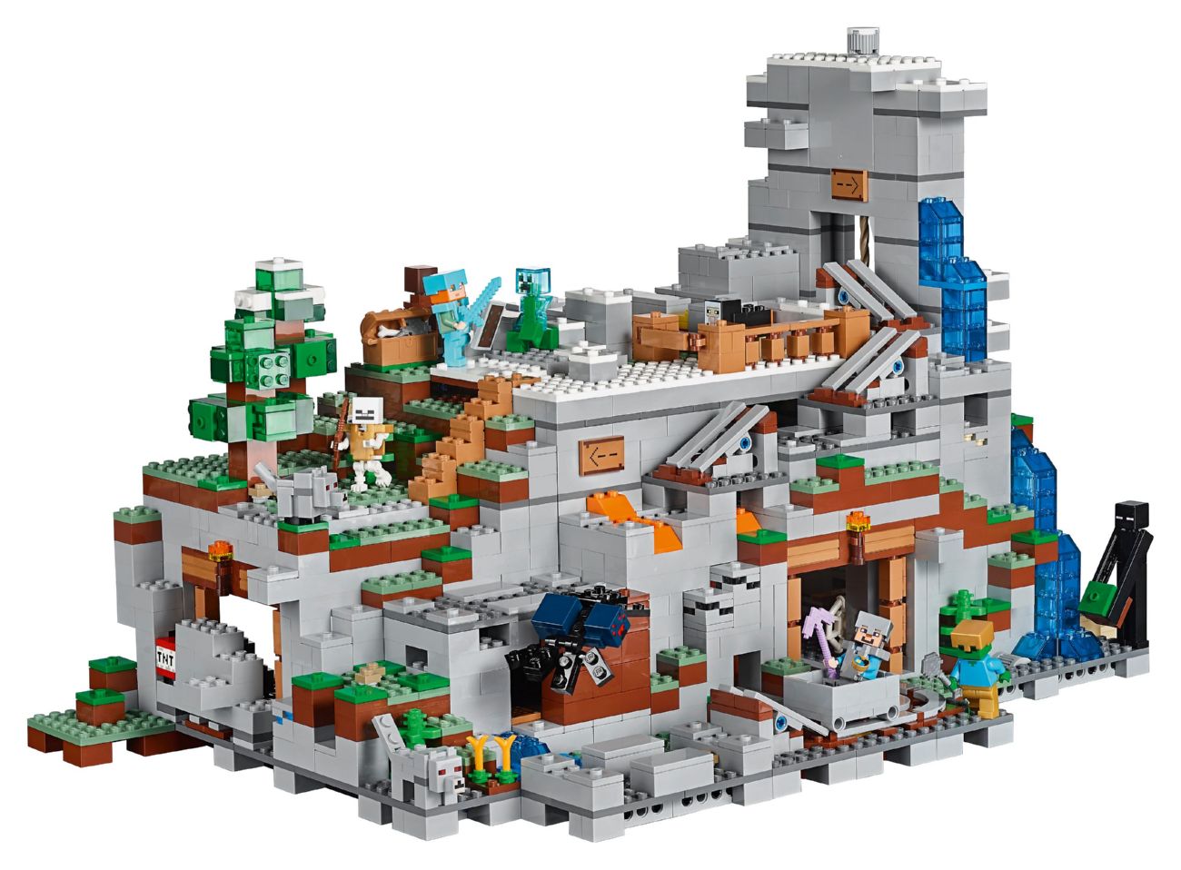 Конструктор Lego minecraft Горная пещера (21137) - фото 2 Конструктор Lego minecraft Горная пещера (21137) - фото 2