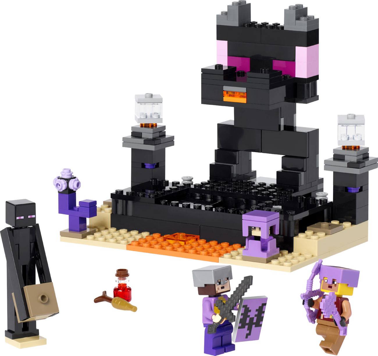 Конструктор Lego Minecraft Кінцева арена (21242) - фото 1 Конструктор Lego Minecraft Кінцева арена (21242) - фото 1