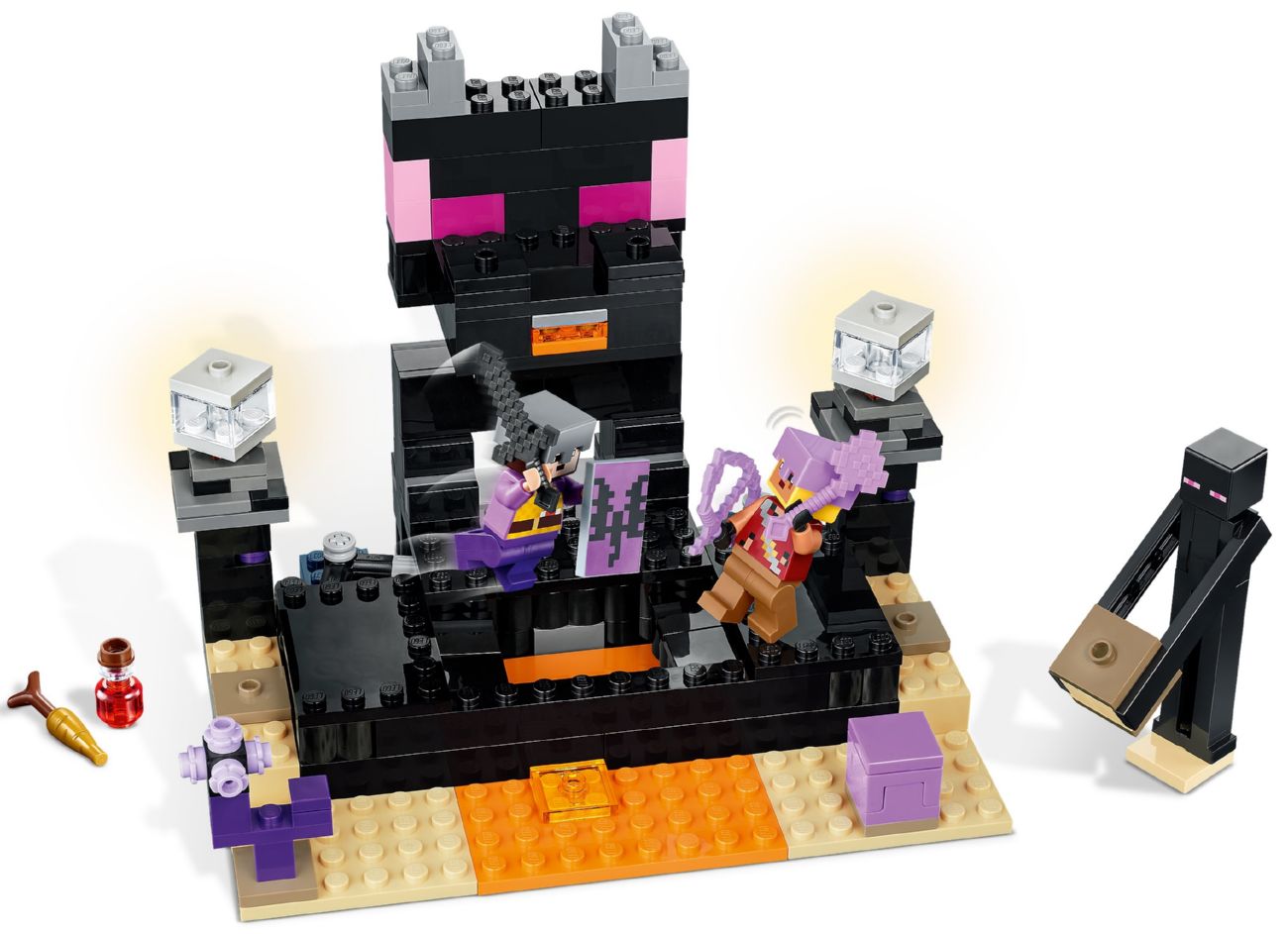 Конструктор Lego Minecraft Кінцева арена (21242) - фото 4 Конструктор Lego Minecraft Кінцева арена (21242) - фото 4