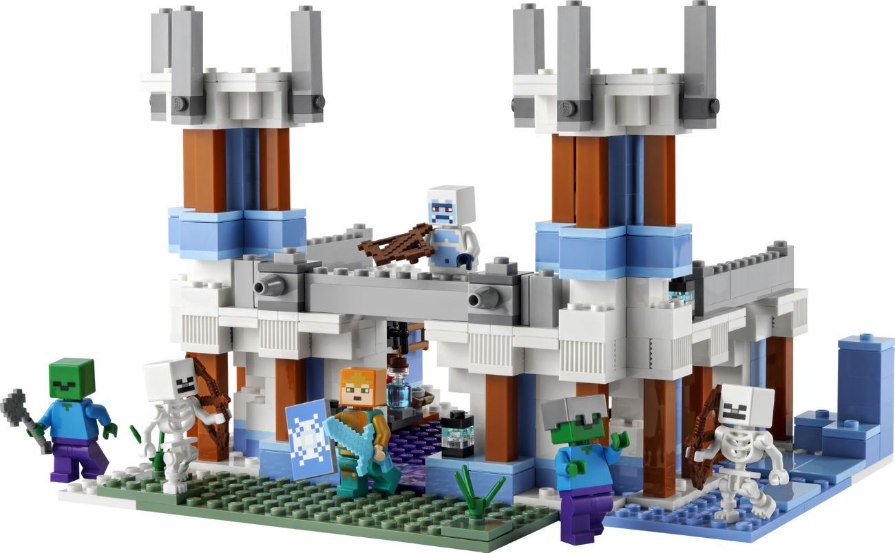 Конструктор Lego Minecraft Ледяной замок (21186) - фото 1