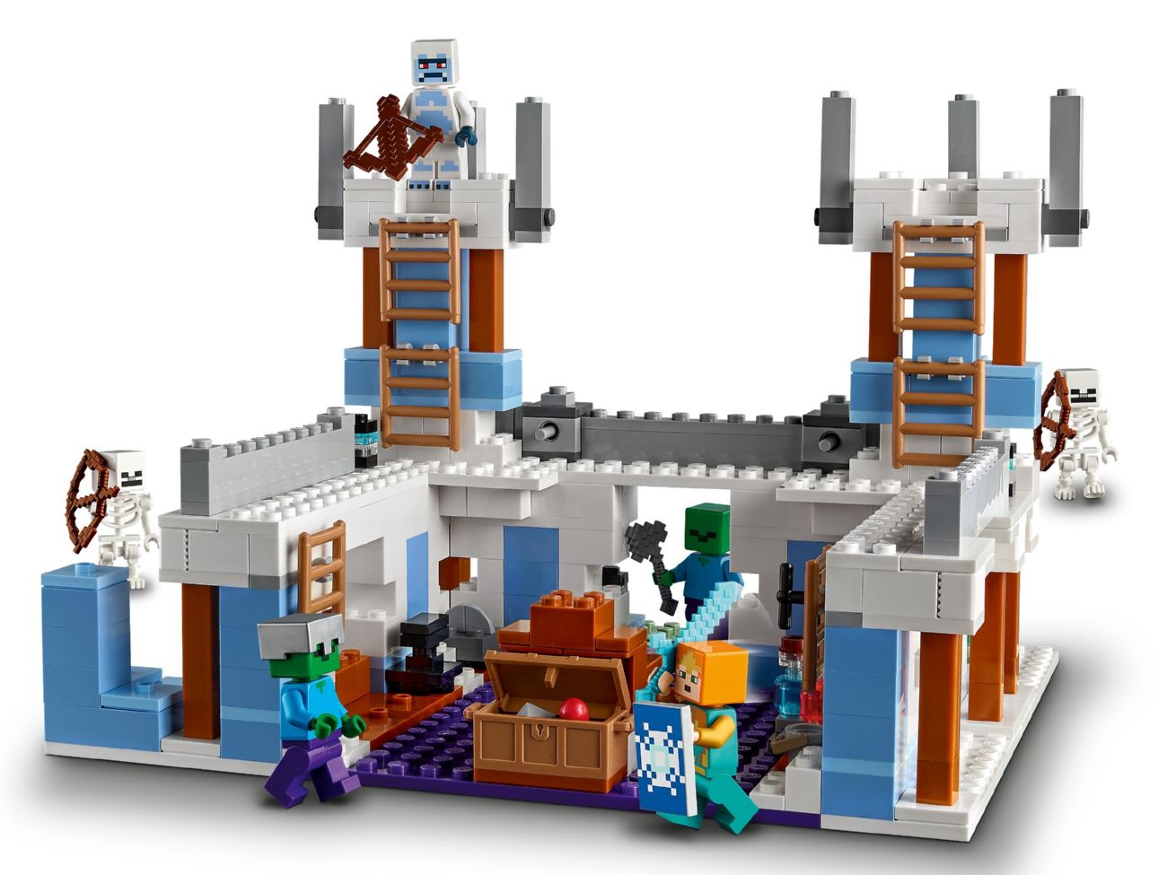 Конструктор Lego Minecraft Ледяной замок (21186) - фото 3