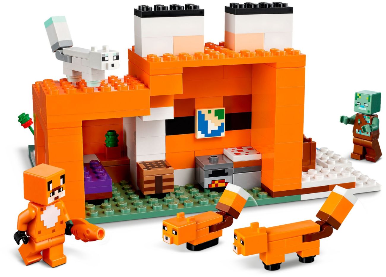Конструктор Lego Minecraft Лисья хата (21178) - фото 2