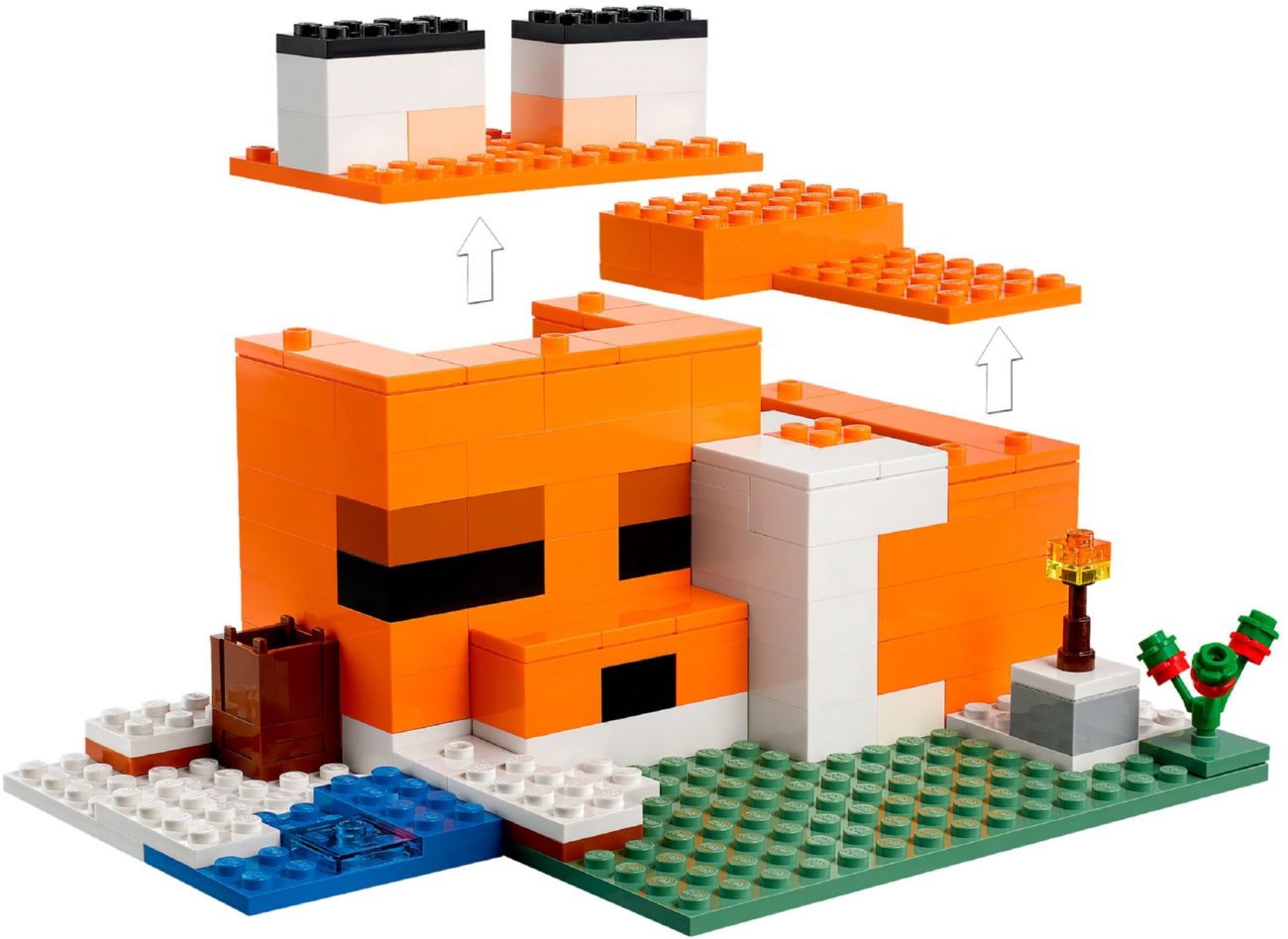 Конструктор Lego Minecraft Лисья хата (21178) - фото 3