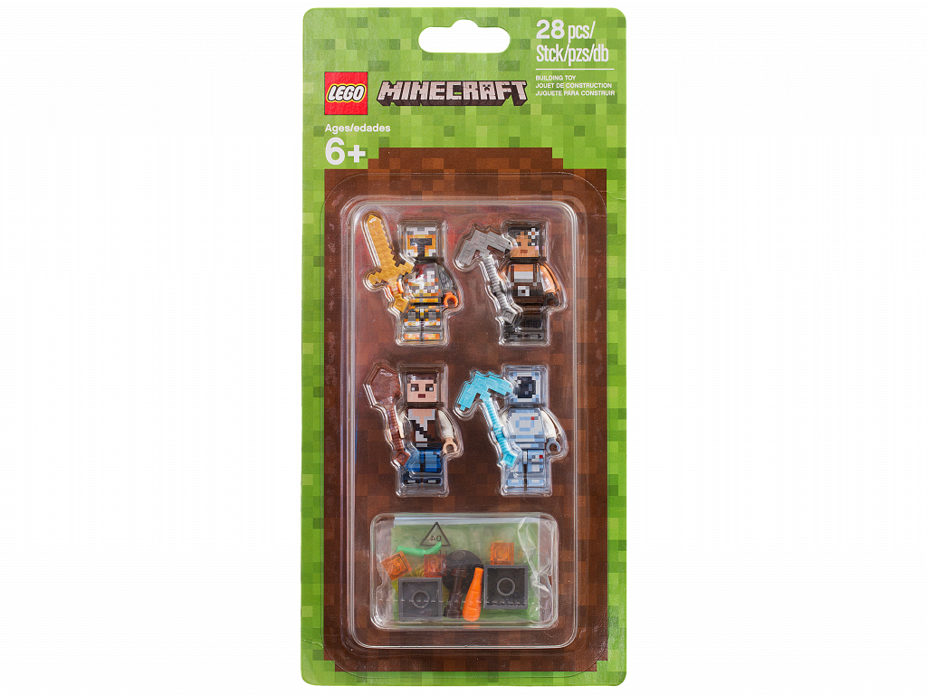 Конструктор Lego Minecraft Набір мініфігурок Minecraft-2 (853610)