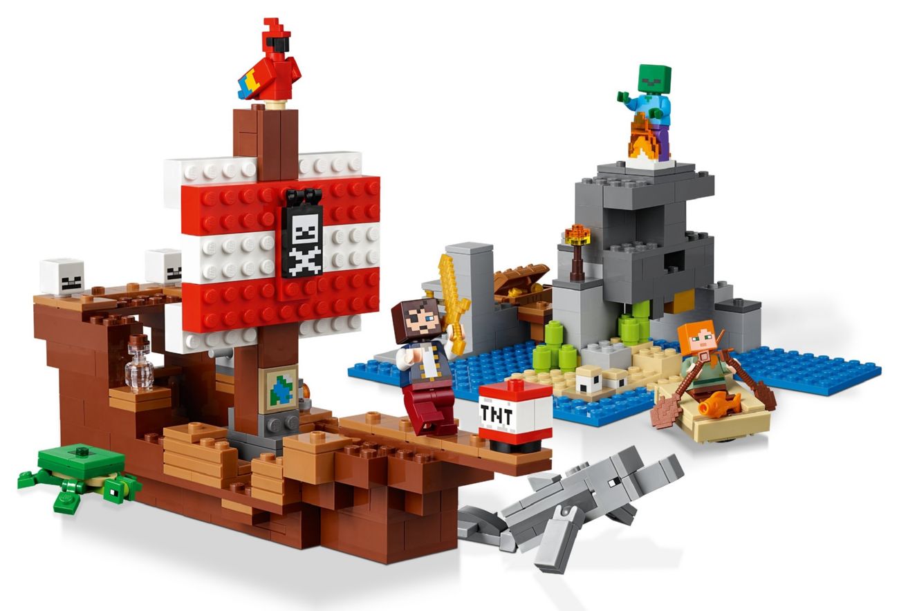 Конструктор Lego Minecraft Пиратский корабль (21152) - фото 2 Конструктор Lego Minecraft Пиратский корабль (21152) - фото 2