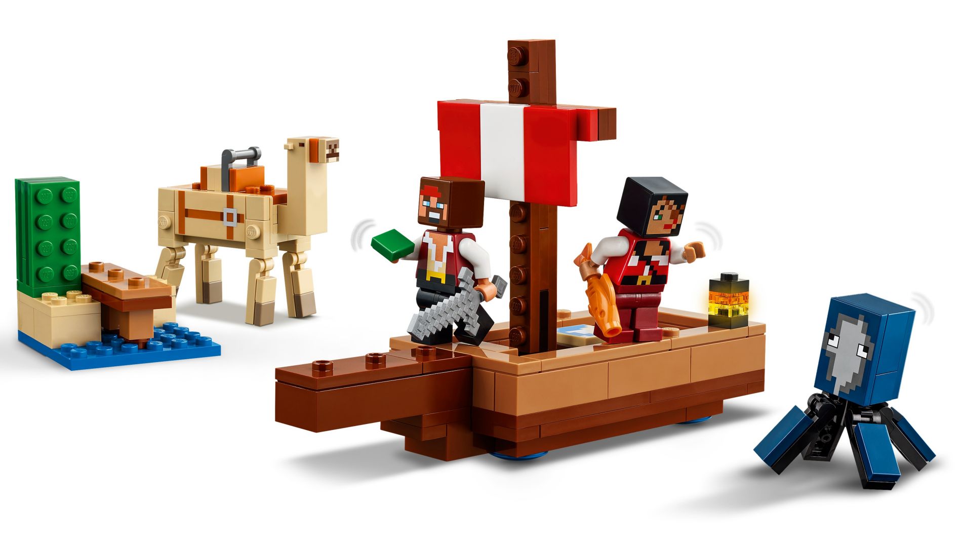 Конструктор Lego Minecraft Путешествие на пиратском корабле (21259) - фото 2 Конструктор Lego Minecraft Путешествие на пиратском корабле (21259) - фото 2