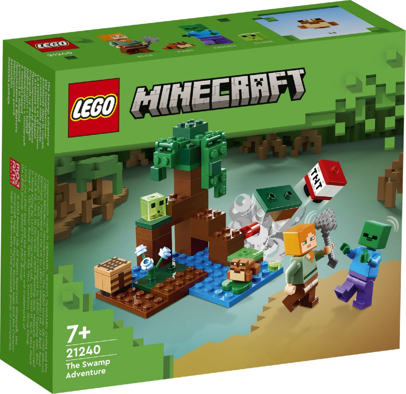 Конструктор Lego Minecraft Пригоди на болоті (21240)
