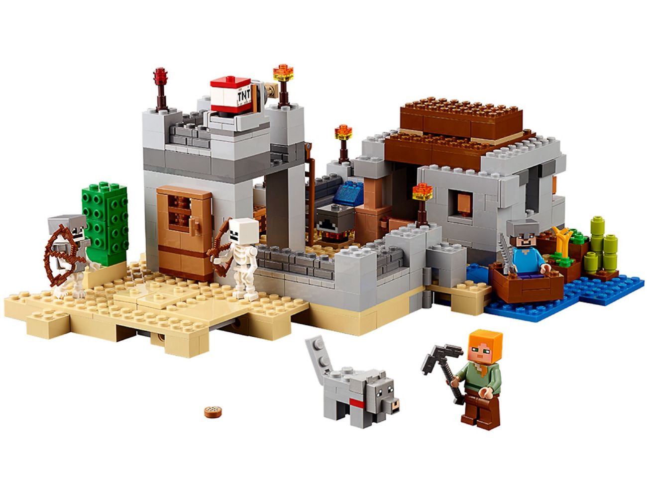 Конструктор Lego Minecraft Пустынная станция (21121) - фото 1 Конструктор Lego Minecraft Пустынная станция (21121) - фото 1