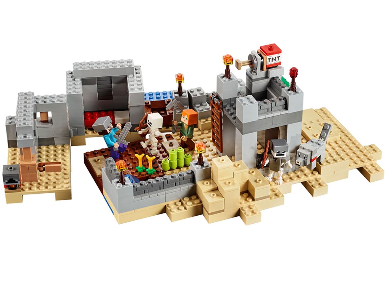 Конструктор Lego Minecraft Пустынная станция (21121) - фото 2 Конструктор Lego Minecraft Пустынная станция (21121) - фото 2