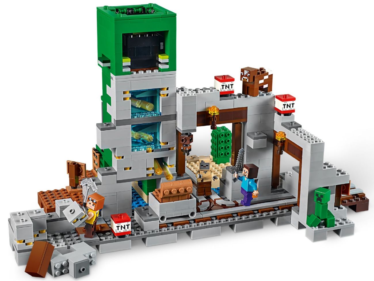 Конструктор Lego Minecraft Шахта Крипера (21155) - фото 3