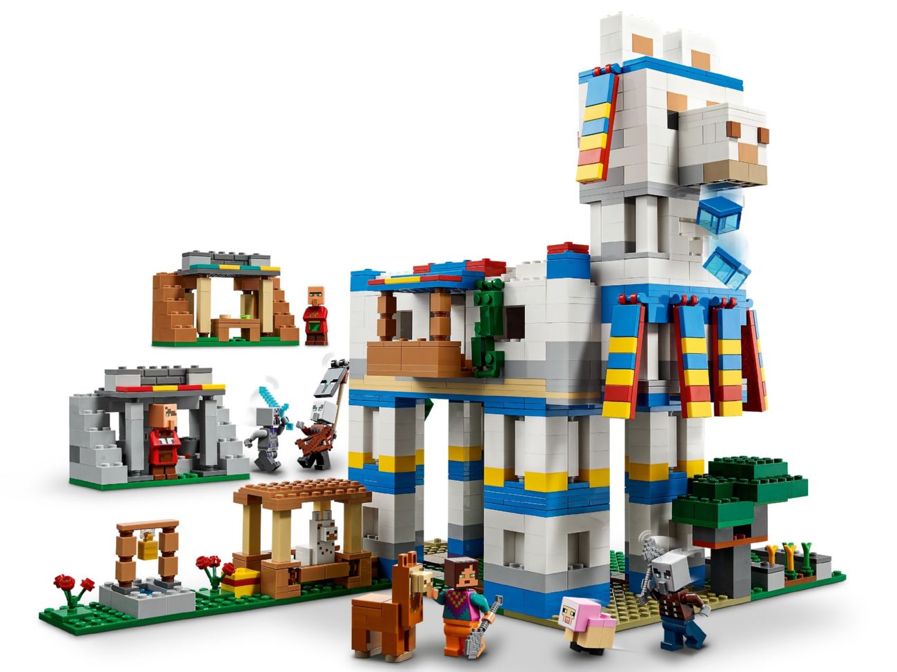 Конструктор Lego Minecraft Деревня лам (21188) - фото 2 Конструктор Lego Minecraft Деревня лам (21188) - фото 2
