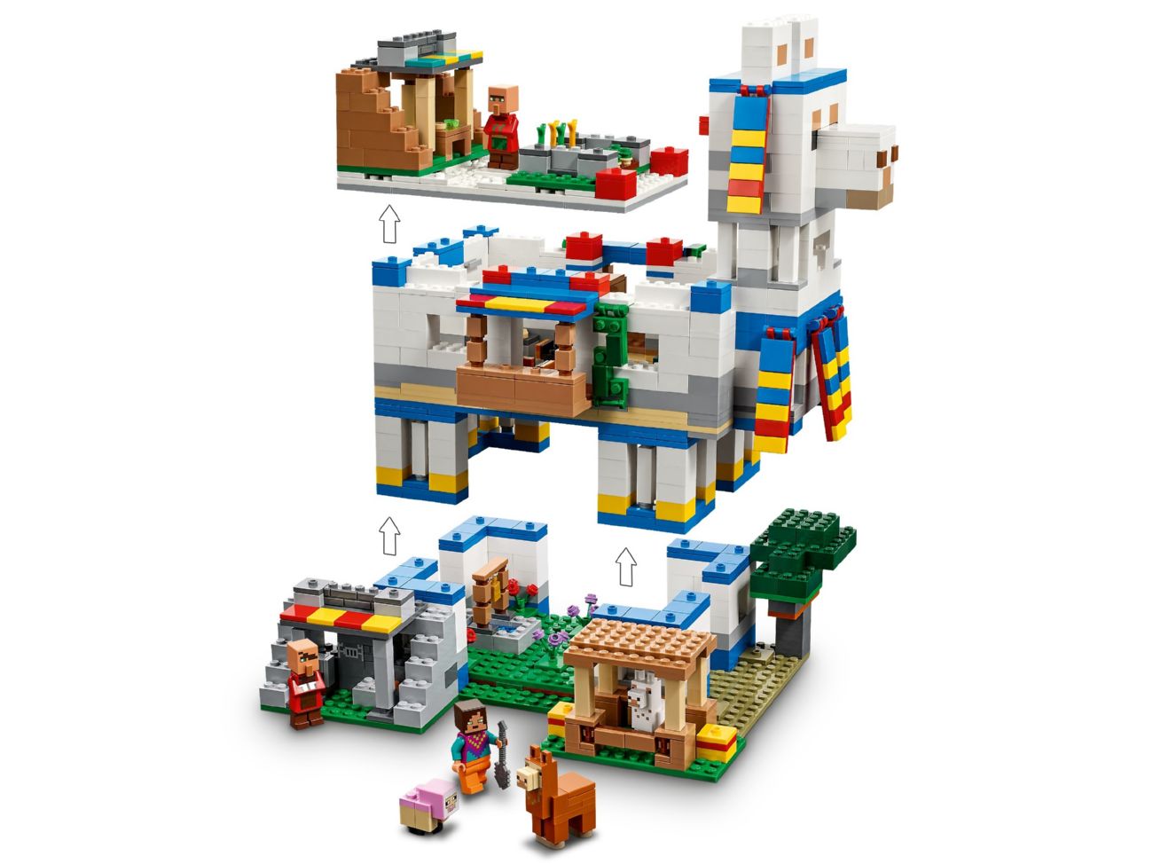 Конструктор Lego Minecraft Деревня лам (21188) - фото 4 Конструктор Lego Minecraft Деревня лам (21188) - фото 4