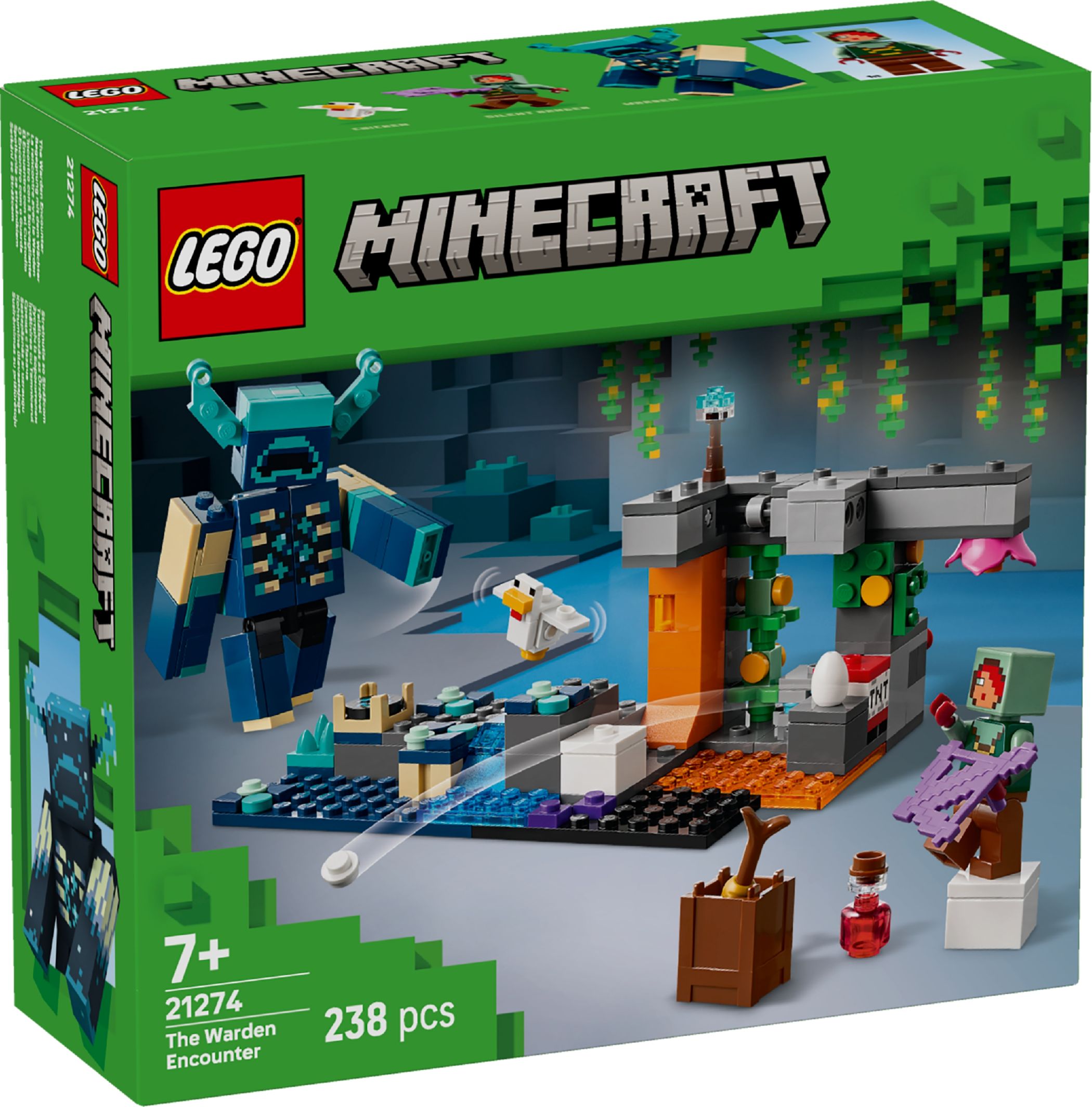 Конструктор Lego Minecraft Встреча со смотрителем (21274)