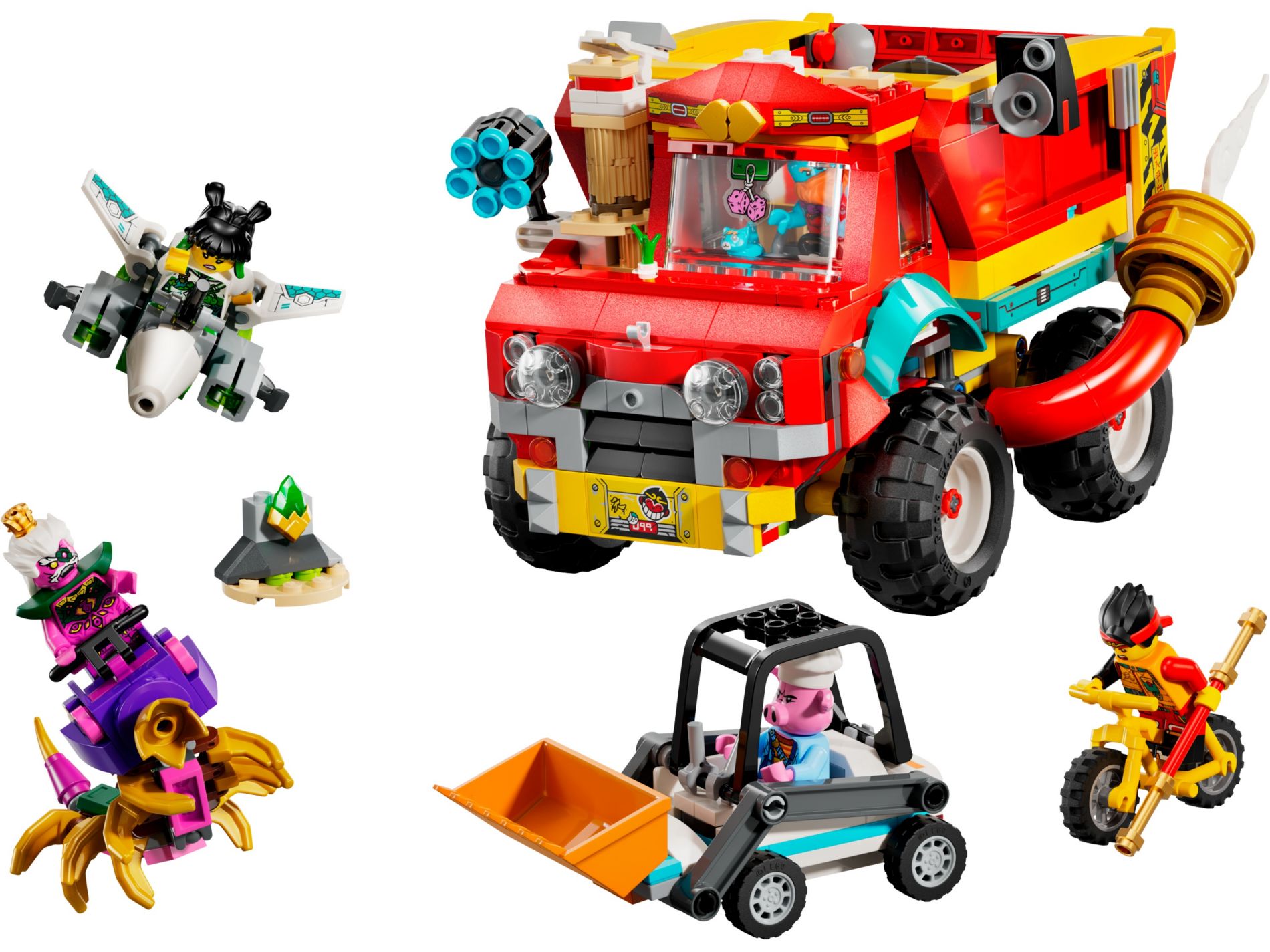 Конструктор Lego Monkie Kid Грузовик команды Monkie Kid's Team (80055) - фото 1