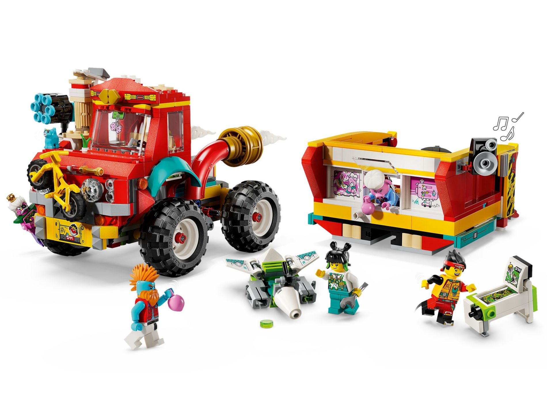 Конструктор Lego Monkie Kid Грузовик команды Monkie Kid's Team (80055) - фото 2