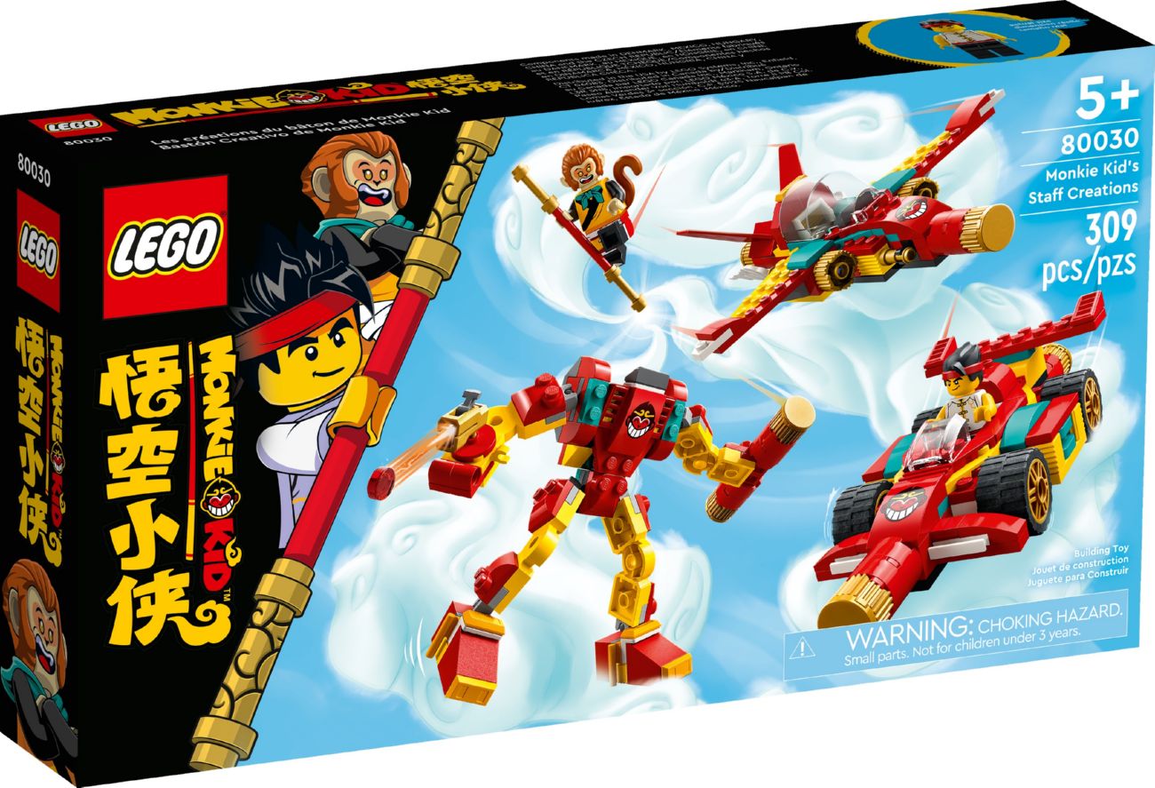 Конструктор Lego Monkie Kid Творіння палиці Манки Кіда (80030)