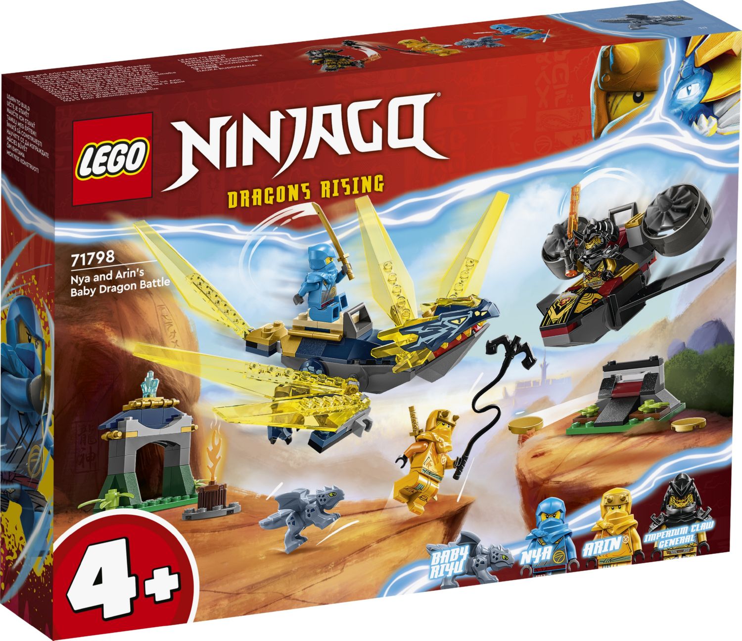 Конструктор Lego Ninjago Битва дракончиків Нії та Аріна (71798)