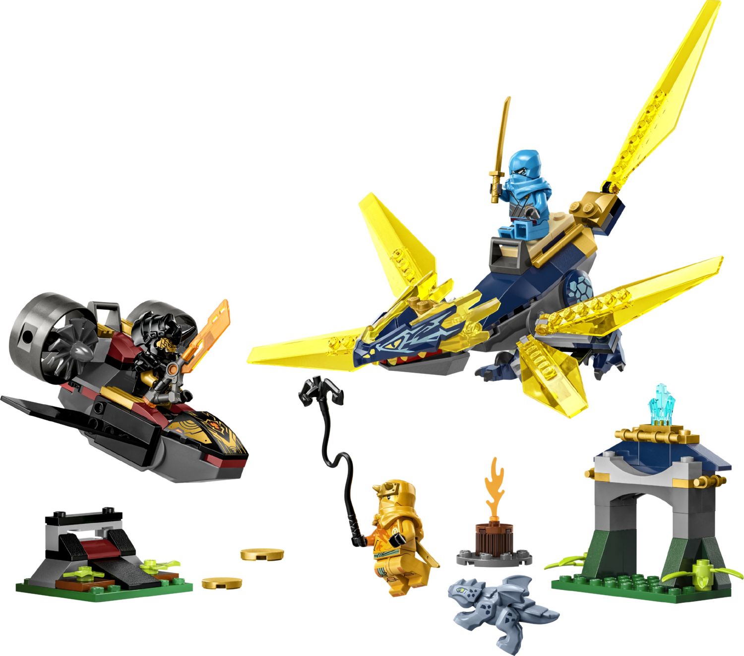 Конструктор Lego Ninjago Битва дракончиків Нії та Аріна (71798) - фото 1