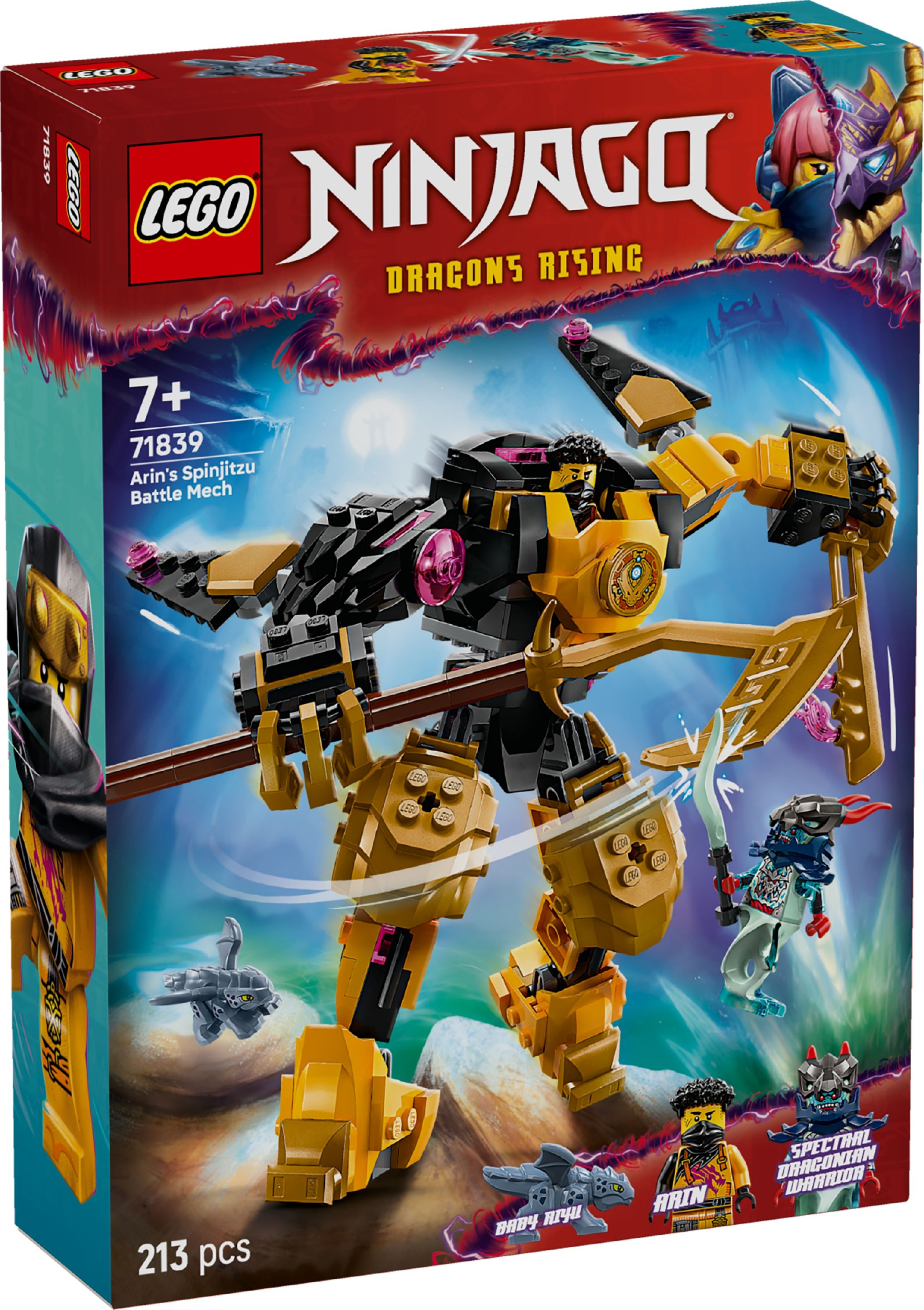 Конструктор Lego Ninjago Боевой робот Арин Спин-джитсу (71839)