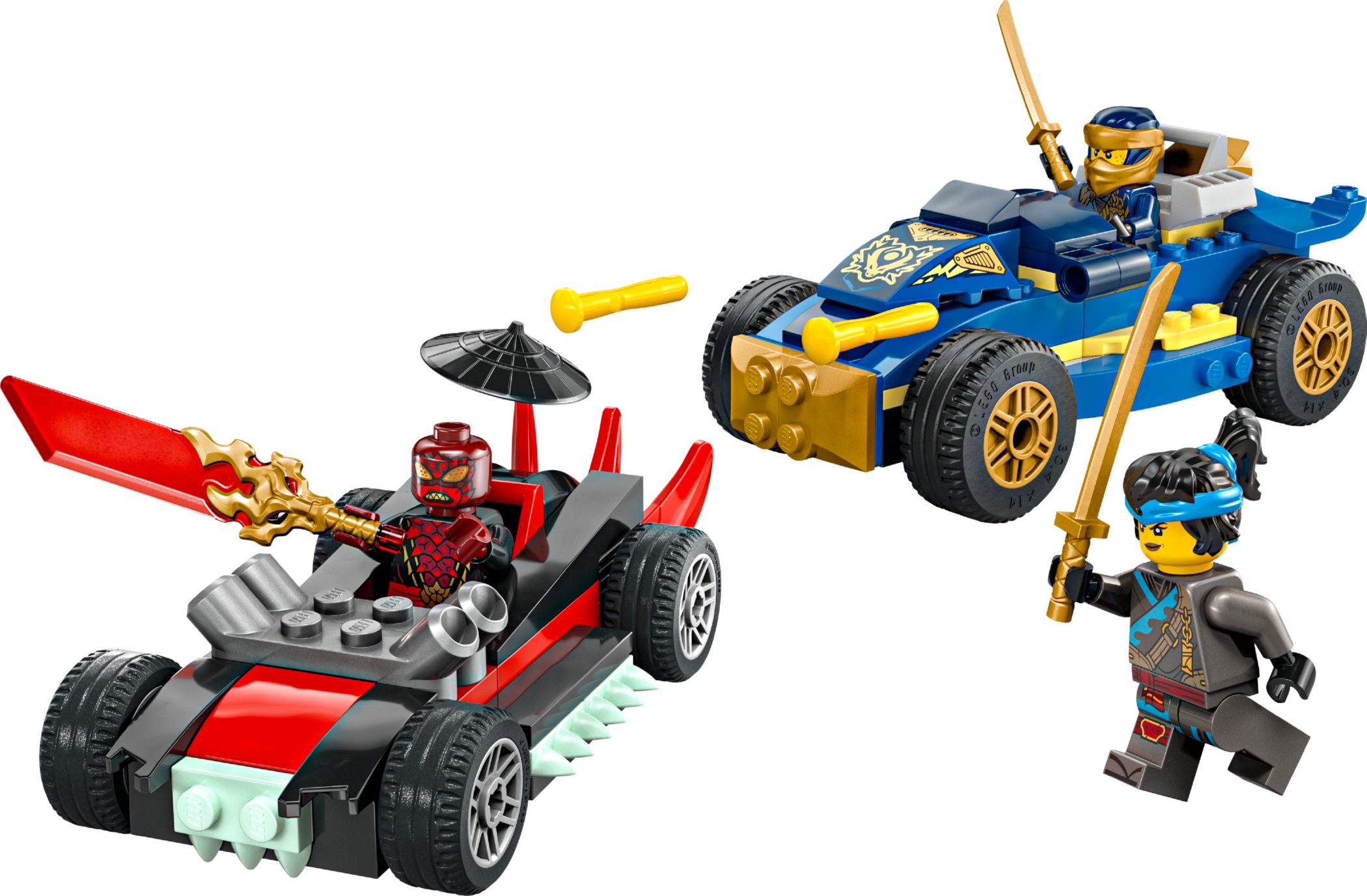 Конструктор Lego Ninjago Гонка-дуэль Роуга и Дрикса (71840) - фото 1