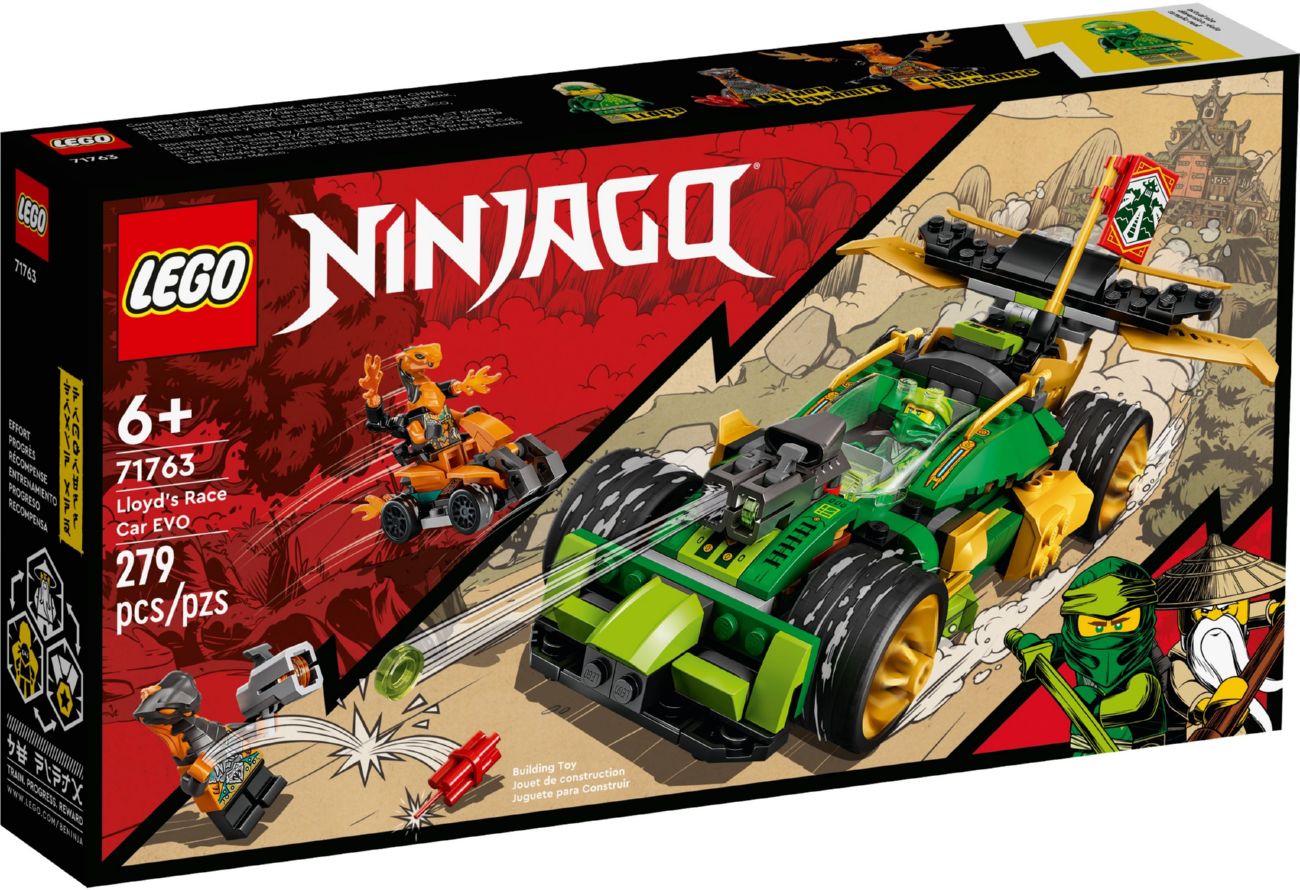 Конструктор Lego Ninjago Гоночный автомобиль ЭВО Ллойда (71763)