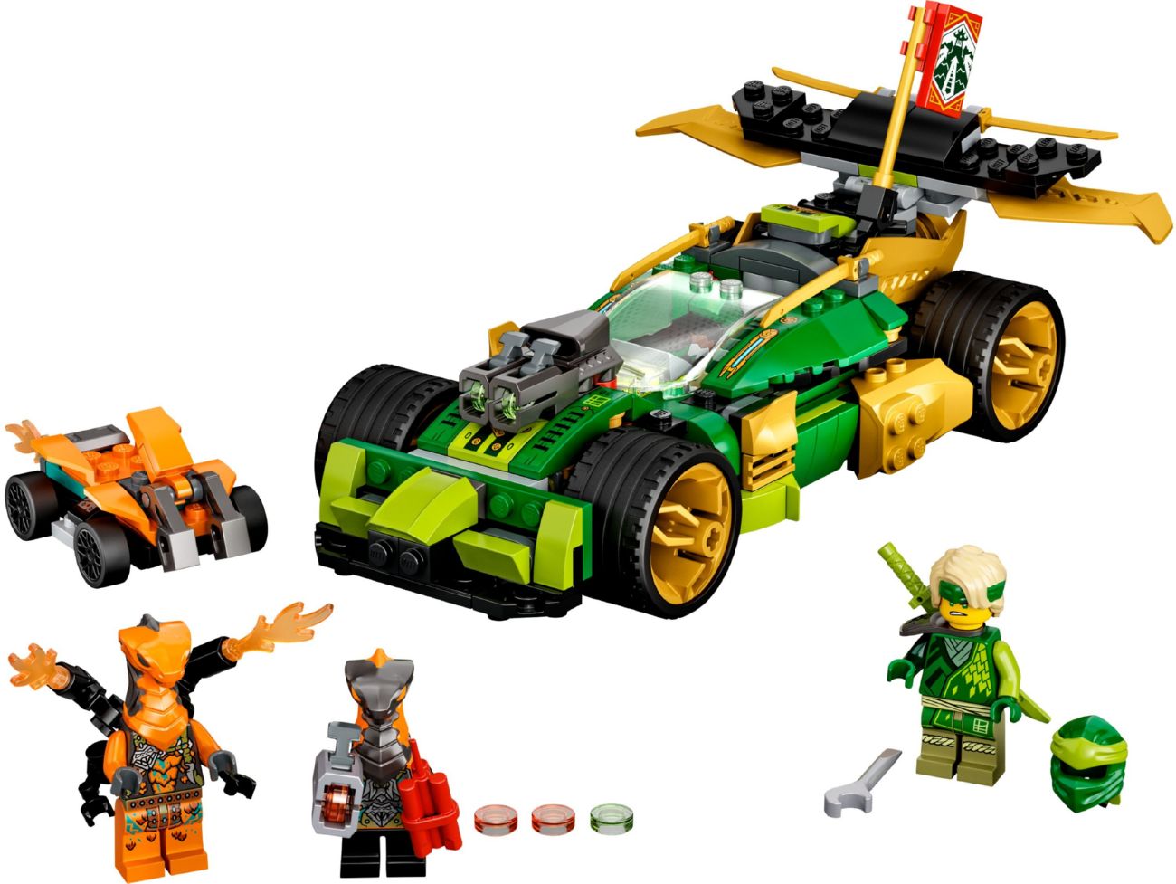 Конструктор Lego Ninjago Гоночный автомобиль ЭВО Ллойда (71763) - фото 1 Конструктор Lego Ninjago Гоночный автомобиль ЭВО Ллойда (71763) - фото 1