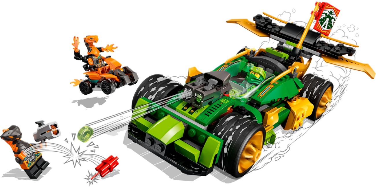 Конструктор Lego Ninjago Гоночный автомобиль ЭВО Ллойда (71763) - фото 2 Конструктор Lego Ninjago Гоночный автомобиль ЭВО Ллойда (71763) - фото 2