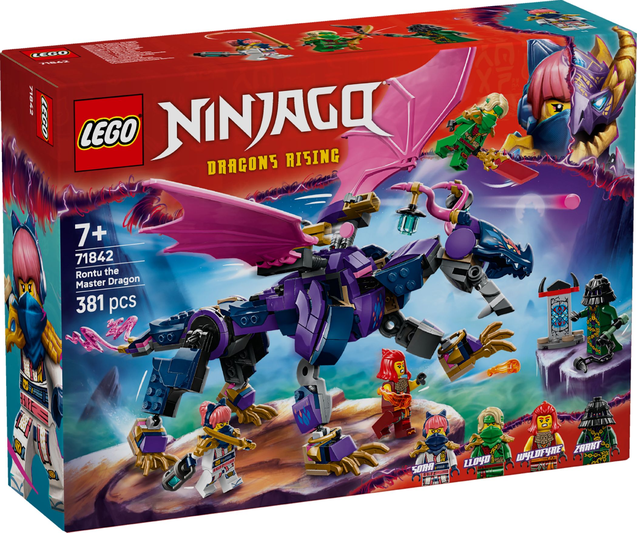 Конструктор Lego Ninjago Ронту, повелитель драконів (71842)