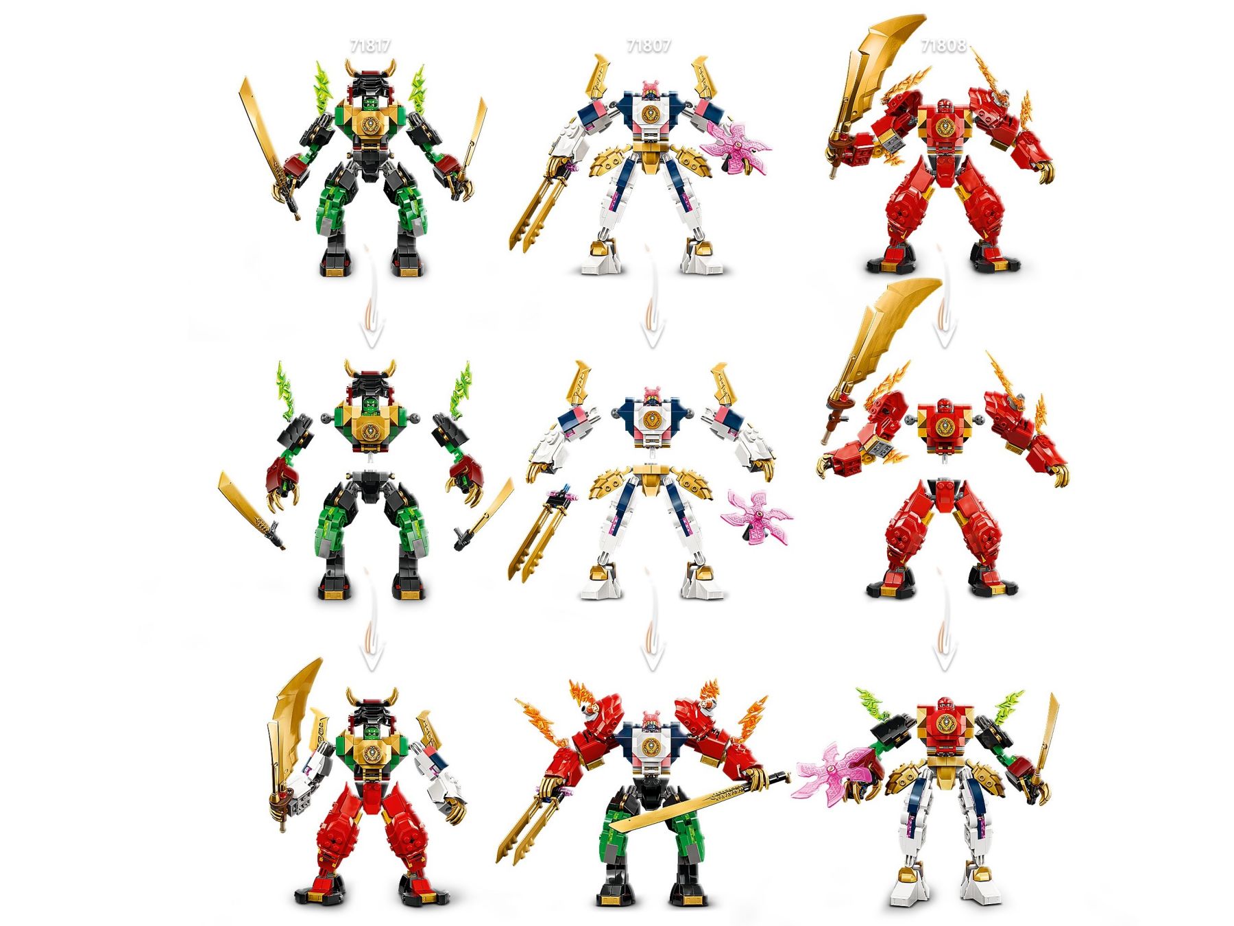 Конструктор Lego Ninjago Механизм стихийной силы Ллойда (71817) - фото 5 Конструктор Lego Ninjago Механизм стихийной силы Ллойда (71817) - фото 5