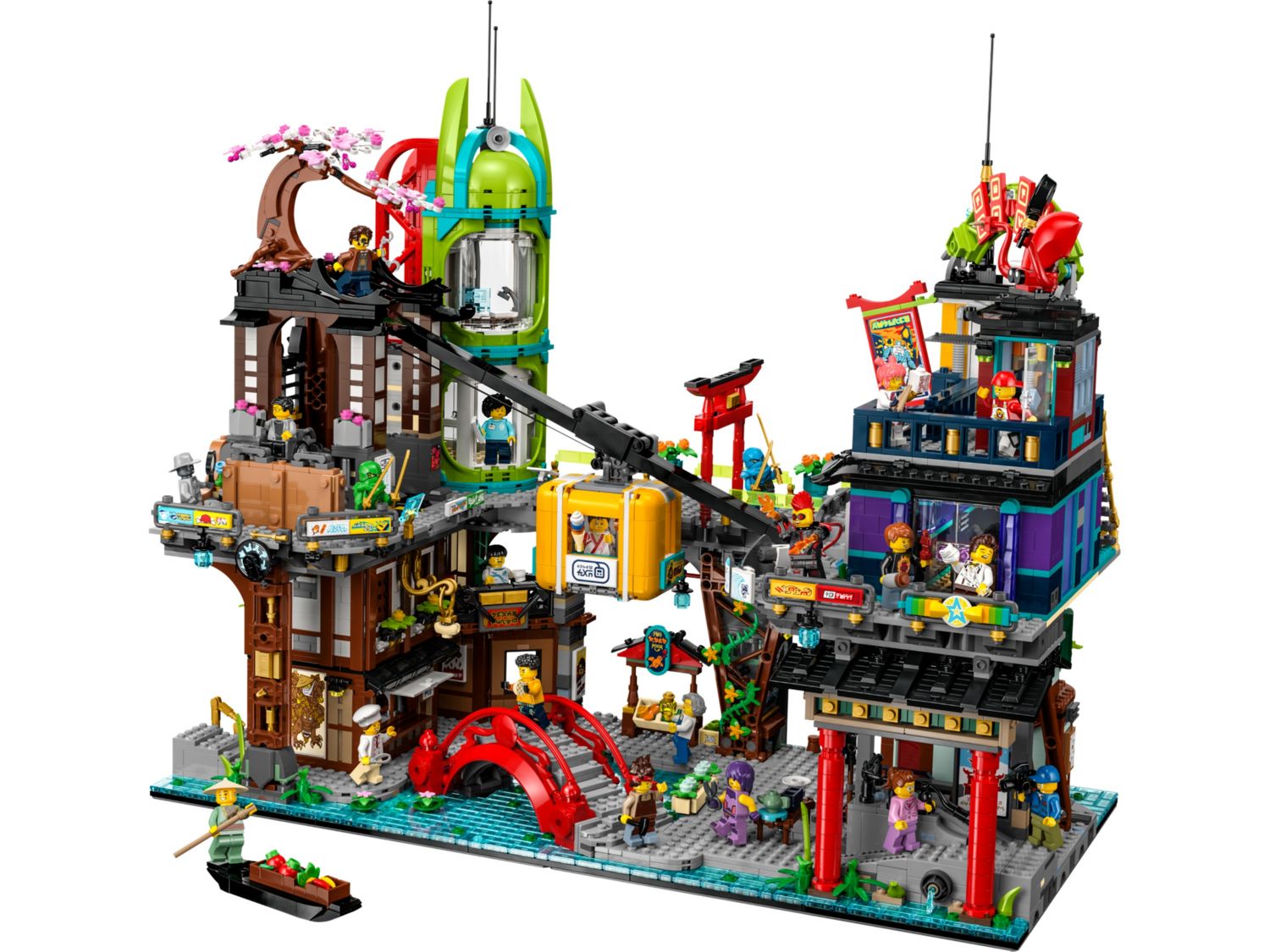 Конструктор Lego Ninjago Городские магазинчики (71799) - фото 1 Конструктор Lego Ninjago Городские магазинчики (71799) - фото 1