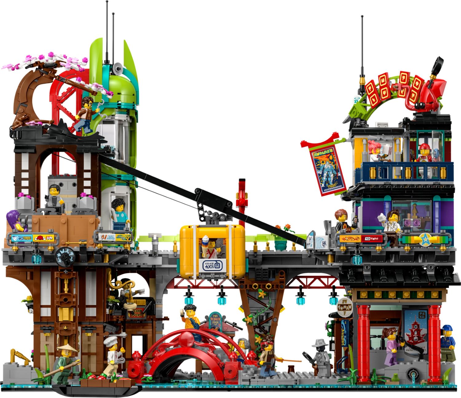Конструктор Lego Ninjago Городские магазинчики (71799) - фото 2 Конструктор Lego Ninjago Городские магазинчики (71799) - фото 2