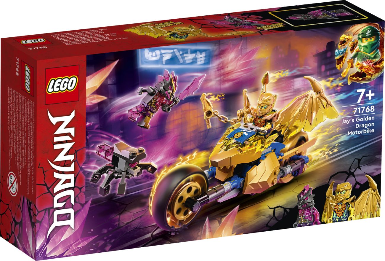 Конструктор Lego Ninjago Мотоцикл Джея Золотой дракон (71768)