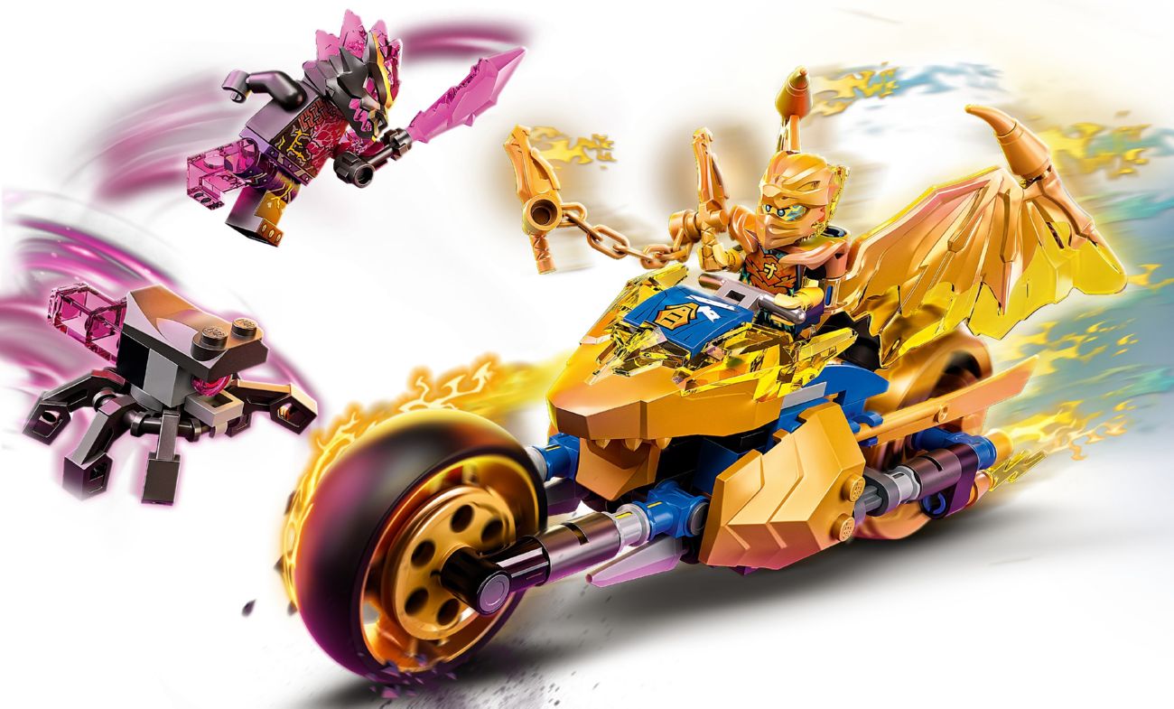 Конструктор Lego Ninjago Мотоцикл Джея Золотой дракон (71768) - фото 2