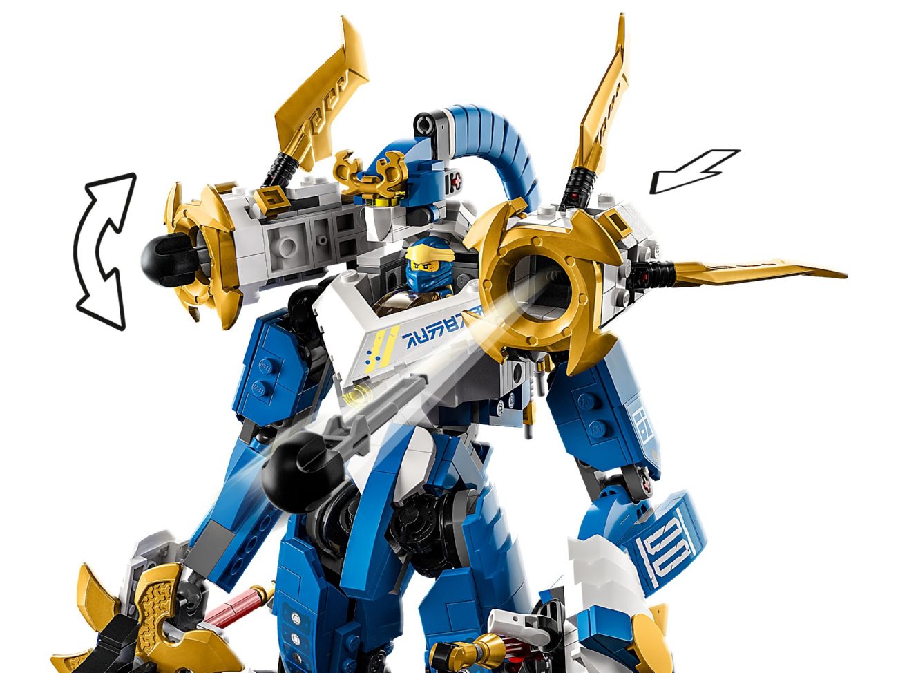 Конструктор Lego Ninjago Робот-титан Джея (71785) - фото 3 Конструктор Lego Ninjago Робот-титан Джея (71785) - фото 3