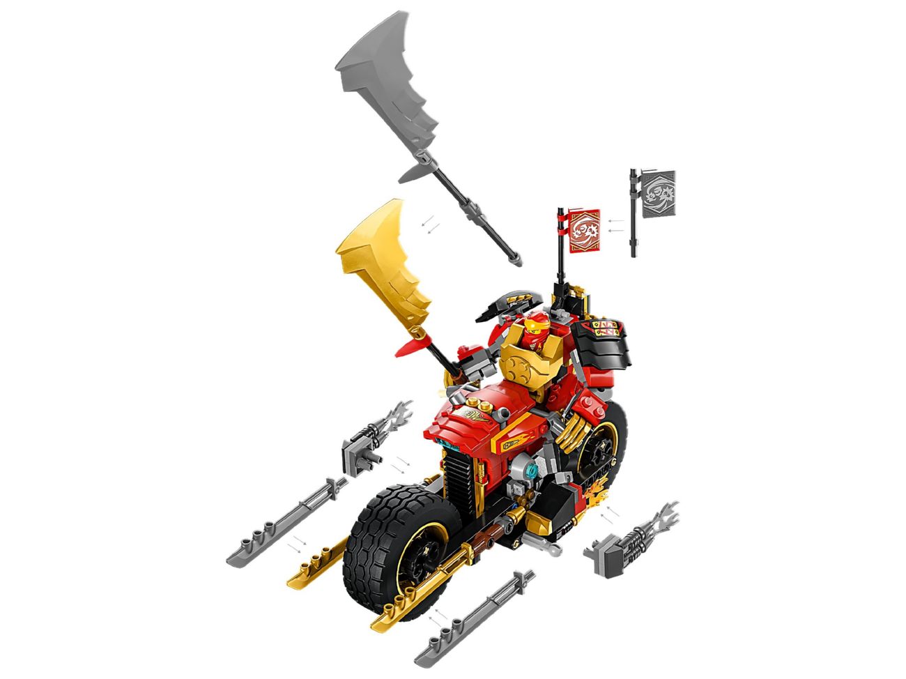 Конструктор Lego Ninjago Робот-всадник Кая EVO (71783) - фото 3 Конструктор Lego Ninjago Робот-всадник Кая EVO (71783) - фото 3