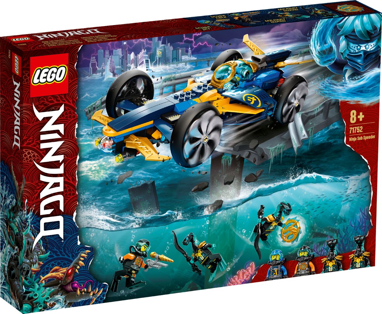 Конструктор Lego Ninjago Спідер-амфібія ніндзя (71752)