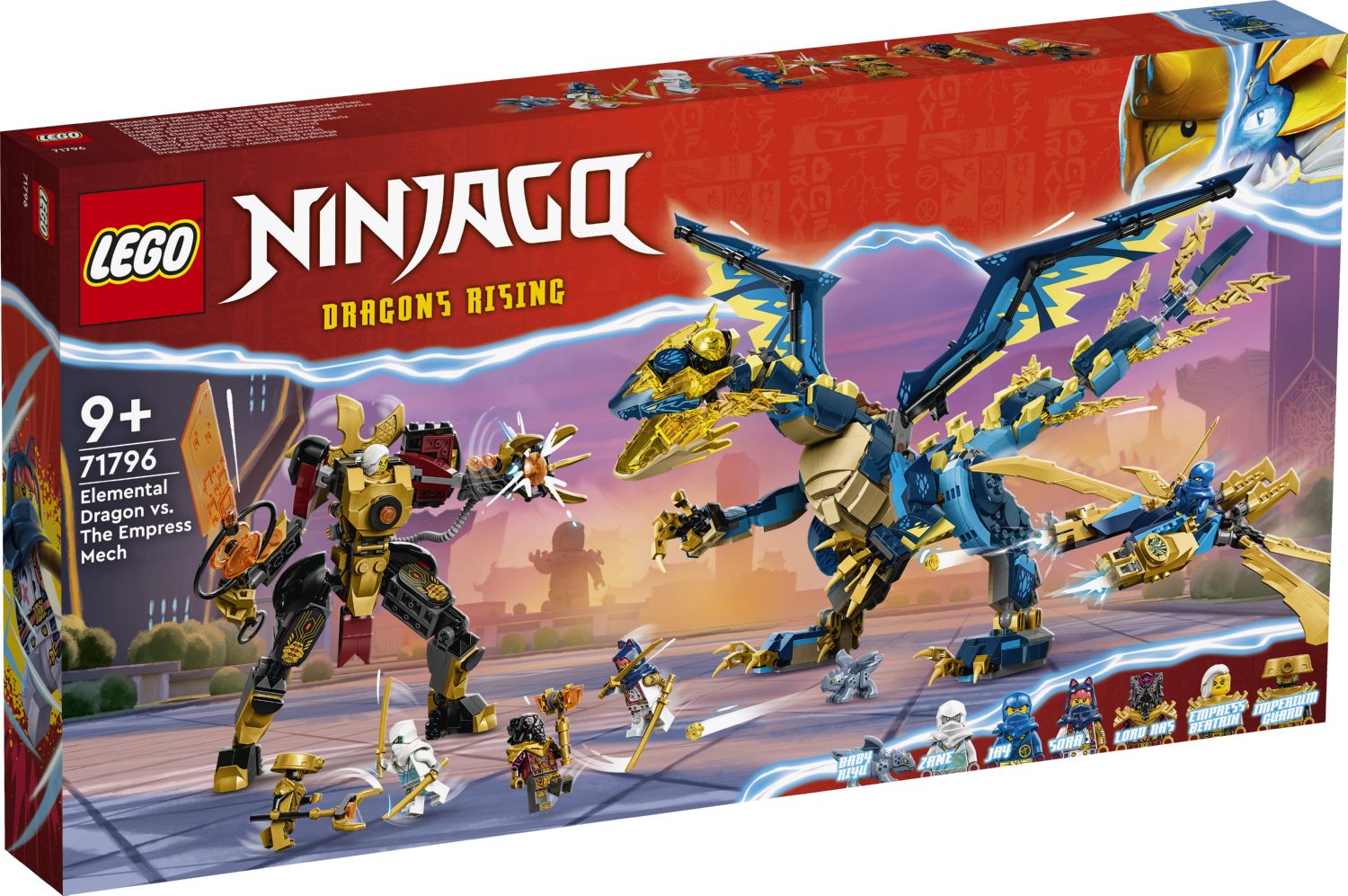 Конструктор Lego Ninjago Стихийный Дракон против Робота Императрицы (71796)