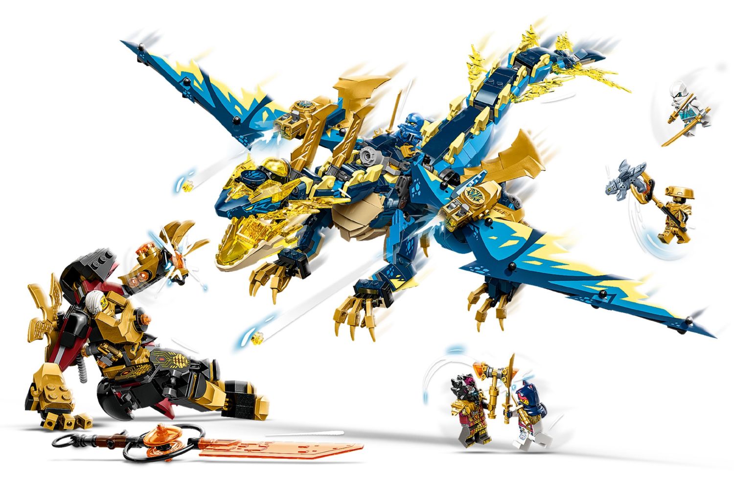 Конструктор Lego Ninjago Стихийный Дракон против Робота Императрицы (71796) - фото 3
