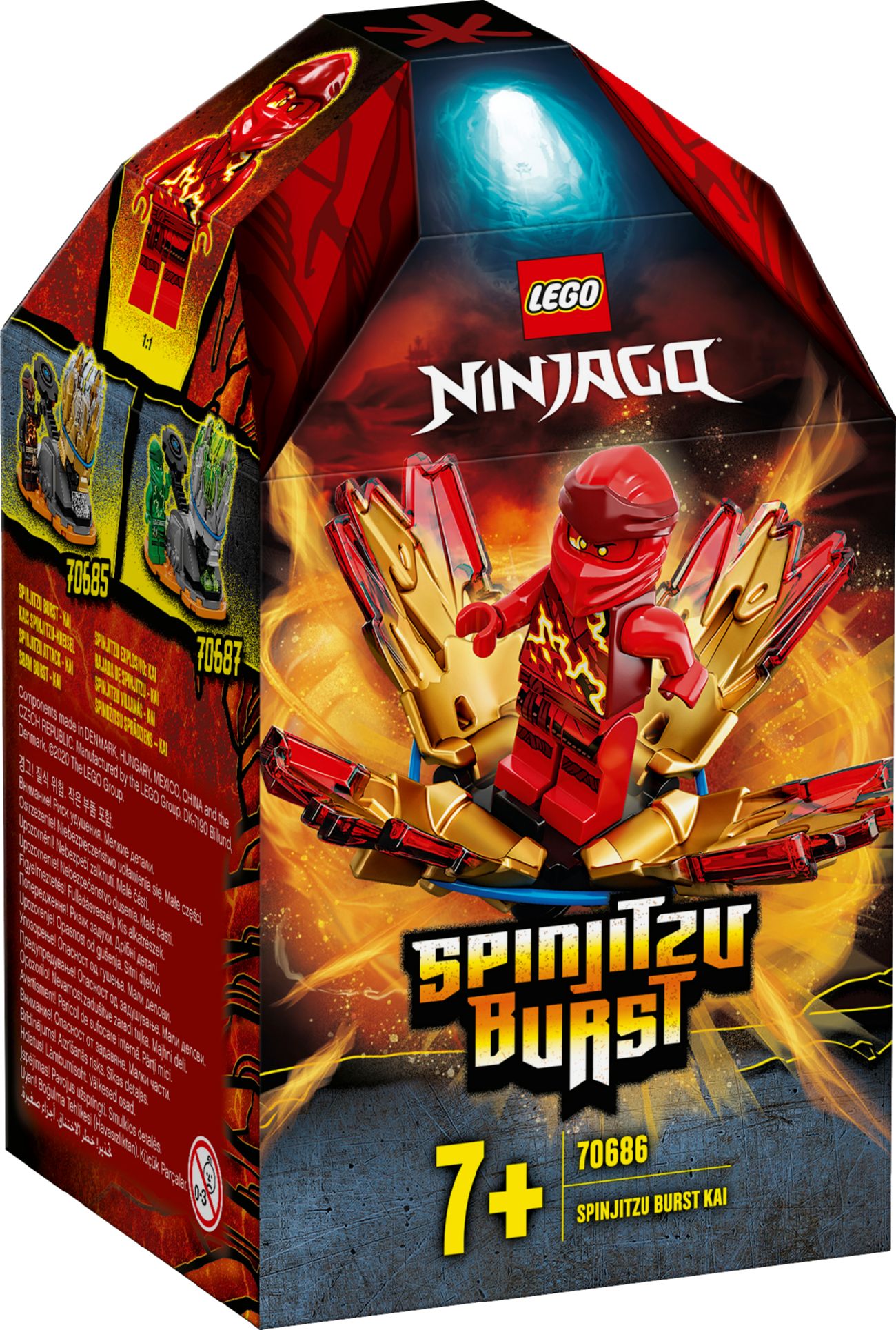 Конструктор Lego Ninjago Турбо спин-джитсу: Кай (70686)
