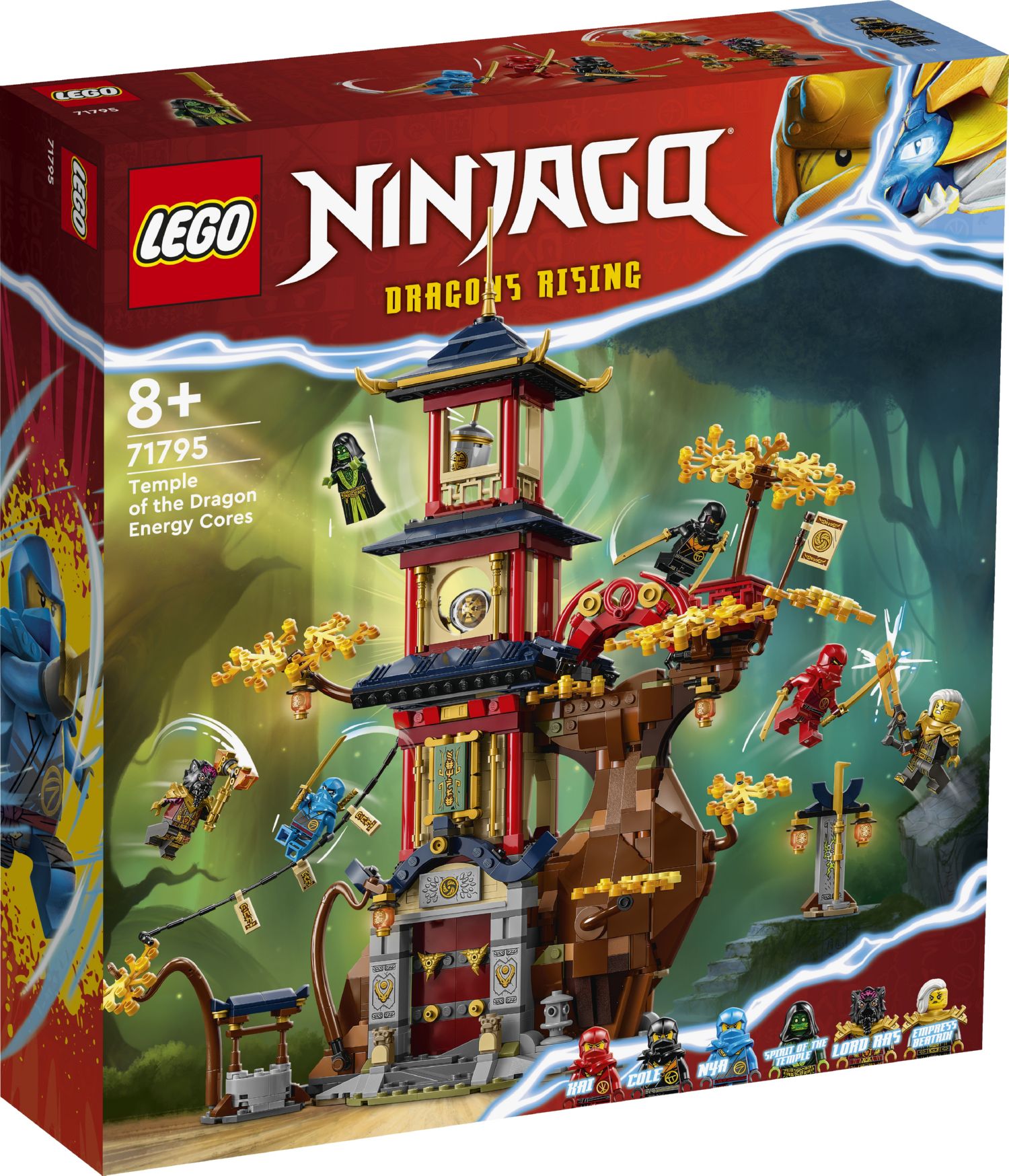 Конструктор Lego Ninjago Храм энергетических ядер дракона (71795)